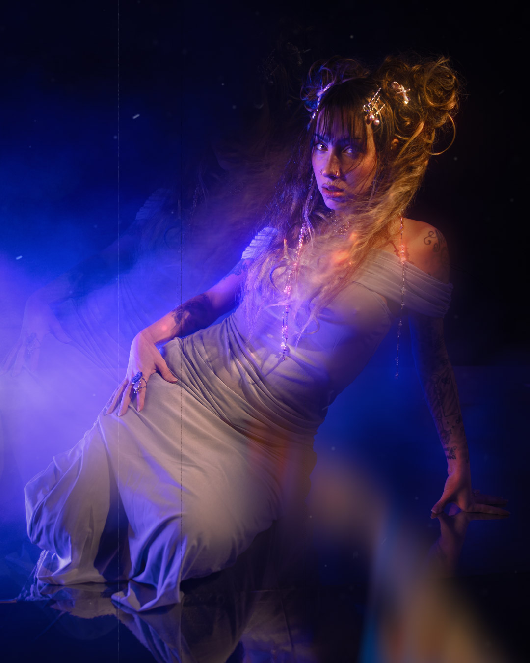 Ｑueen様　order髪飾り Siren Wave 'Ice Queen' (hair clip) - LIANA